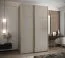 Penderie / Armoire à portes coulissantes / 2 tringles à vêtements / 245,5 x 160 x 64 cm / 2 portes coulissantes / 11 compartiments / 6 étagères / Couleur : Cachemire / Soft-Close