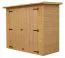 Armoire de jardin / Cabane à outils - 1,23 x 2,23 mètres, épaisseur des éléments 17 mm