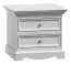 Chambre complète 4 pièces Gyronde | Pin massif blanc | Style campagne | Rangement optimisé