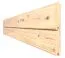 Abri de jardin Kiel 02 avec toit rapporté, plancher inclus, naturel - en éléments de 19 mm, surface au sol : 5,10 m², toit plat
