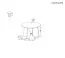 Table basse | table ronde | 75 x 75 x 47 cm | table d'appoint | petite table de salon | couleur noyer | chants ABS | Belladere 07