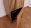 Armoire Slatina 47 | Chêne/Noir | 203 x 56 x 63 cm | Design moderne, teilmassiv, système push-to-open
