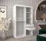 120 cm de large Armoire avec 5 casiers et 2 portes | Couleur: Blanc Abbildung