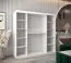 200 cm de large Armoire avec 10 casiers et 2 portes | Couleur: Blanc Abbildung