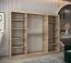 250 cm de large Armoire avec 10 casiers et 3 portes | Couleur: Chêne Sonoma Abbildung