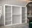 250 cm de large Armoire avec 3 portes | 10 casiers | Couleur: Blanc Abbildung