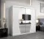 200 cm de large Armoire avec 10 casiers et 2 portes | Couleur: Blanc Abbildung