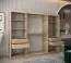 250 cm de large Armoire avec 3 portes | 10 casiers | Couleur: Chêne Sonoma Abbildung