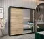 200 cm de large Armoire avec 10 casiers et 2 portes | Couleur: Noir Abbildung
