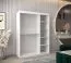 150 cm de large Armoire avec 2 portes | 5 casiers | Couleur: Chêne Sonoma / Blanc Abbildung