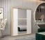 150 cm de large Armoire avec 5 casiers et 2 portes | Couleur: Chêne Sonoma / Blanc Abbildung