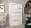 120 cm de large Armoire avec 5 casiers et 2 portes | Couleur: Blanc Abbildung