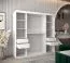 200 cm de large Armoire avec 2 portes | 10 casiers | Couleur: Blanc Abbildung