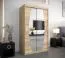 120 cm de large Armoire avec 5 casiers et 2 portes | Couleur: Chêne Sonoma Abbildung