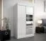 120 cm de large Armoire avec 5 casiers et 2 portes | Couleur: Blanc Abbildung