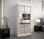 100 cm de large Armoire avec 5 casiers et 2 portes | Couleur : Chêne Sonoma / Blanc Abbildung