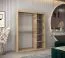 150 cm de large Armoire avec 2 portes | 5 casiers | Couleur: Chêne Sonoma  / Blanc Abbildung