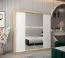 2 mètres de large Armoire avec 2 portes | Couleur: Chêne Sonoma  / Blanc Abbildung