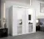 2 mètres de large Armoire avec 2 portes | Couleur: Blanc Abbildung
