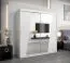 2 mètres de large Armoire avec 2 portes | Couleur: Blanc Abbildung