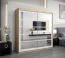 2 mètres de large Armoire avec 2 portes | Couleur: Chêne Sonoma  / Blanc Abbildung