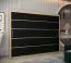 250 cm de large Armoire à portes coulissantes avec 3 portes | 10 casiers | 2 tringles à vêtements | Couleur: Chêne Sonoma Abbildung