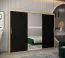 250 cm de large Armoire à portes coulissantes avec 3 portes | 10 casiers | 2 tringles à vêtements | Couleur: Chêne Sonoma Abbildung