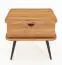 Table de chevet Rolleston 04, bois de hêtre massif huilé - Dimensions : 42 x 50 x 41 cm (H x L x P)