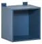 Chambre d'adolescents - coffre de rangement Skalle, couleur : bleu - Dimensions : 33 x 32 x 24 cm (H x L x P)