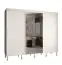 Armoire avec suffisamment d'espace de rangement Jotunheimen 83, couleur : blanc - dimensions : 208 x 250,5 x 62 cm (h x l x p)
