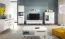 Meuble TV 3 tiroirs | Chêne Riviera et Blanc | 160 x 40 cm | Design moderne et fonctionnel