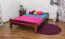 Lit Pin massif 160 x 200 cm Noisette