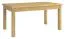 Bois massif Table 160x90 cm Chêne, Extensible jusqu'à 250, Couleur: Naturel Abbildung