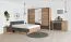 Grande 269 cm de large Armoire avec 3 portes, 6 casiers et 3 tiroirs | Couleur: Chêne | Profondeur: 64 cm Abbildung