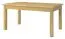 Table à manger 160x90 cm Chêne massif, Extensible jusqu'à 360 cm, Couleur: Naturel Abbildung