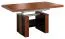 Table basse Table lounge Couleur: Noix / Noir 61x130x80 cm, Table de salon Table d'appoint Table de club Abbildung