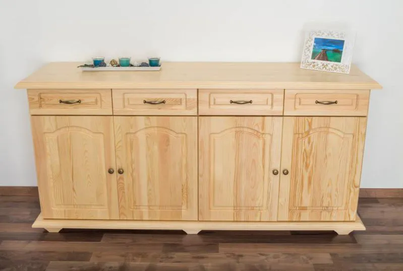 Sideboard, Pin massif, Largeur: 182 cm, Couleur: Naturel Abbildung