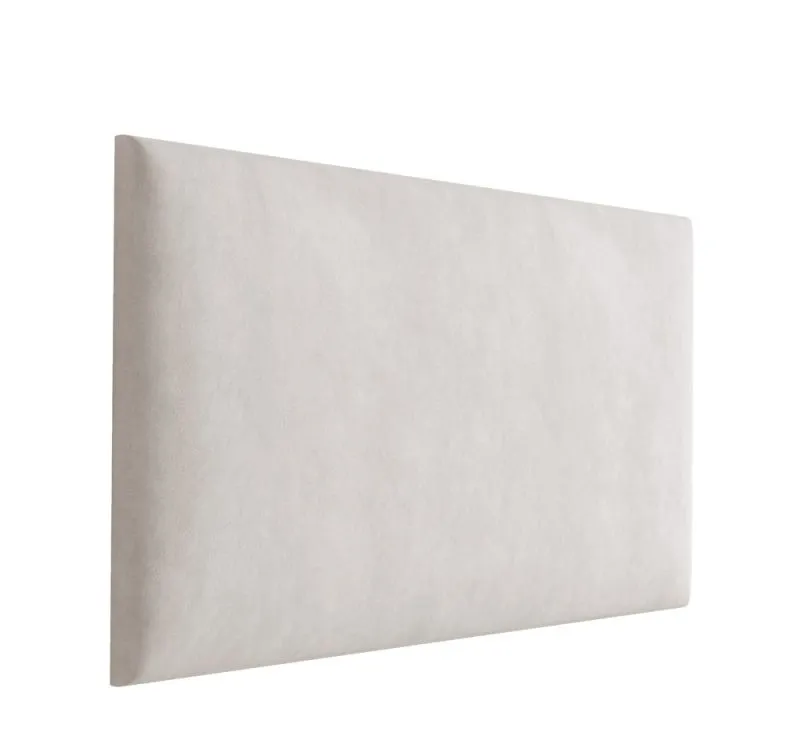 Panneaux rembourrés, lot de 10, Couleur : Beige, housse : velours, dimensions : 50 x 30 cm