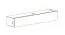 Vitrine suspendue / Éclairage LED inclus / Couleur : Chêne Hickory Jackson / 1 porte basculante / 2 compartiments / Fonction push-to-open / Dimensions : 160 x 29 x 30 cm