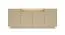 Commode / Couleur : Cacao / Chêne crémone / 4 portes battantes / Éclairage LED inclus / 9 compartiments / 203 x 40 x 83 cm / Fonction push-to-open / Buffet / Chants ABS