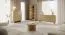 Commode / Couleur : Chêne huilé / Fonction push-to-open / 183 x 38 x 83 cm / 3 portes battantes / 3 tiroirs / 6 compartiments / Buffet / Chants ABS