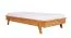 Lit simple / Lit d'appoint Otago 03 en chêne sauvage massif huilé - Dimensions de la Surface de couchage : 90 x 200 cm (L x l)