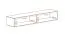 Armoire murale Raudberg 33 | Blanc brillant | 30 x 160 x 29 cm | 2 compartiments | Design moderne