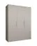 Armoire penderie 1,5 m Korab 21 | 3 portes soft-close | Cachemire | Poignées couleur cachemire | 2 tringles