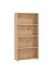 Étagère Knide 07 | Chêne Artisan | 4 compartiments | Protection ABS | 142 x 70 x 24,5 cm | Design épuré