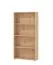 Étagère Knide 07 | Chêne Artisan | 4 compartiments | Protection ABS | 142 x 70 x 24,5 cm | Design épuré