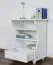 Meuble TV bas pin massif blanc laqué Junco 209 | Design moderne | 79 x 67 x 42 cm | Rangement pratique