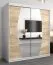180 cm de large Armoire avec 10 casiers et 2 portes | Couleur: Chêne Sonoma  / Blanc Abbildung