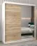 180 cm de large Armoire avec 10 casiers et 2 portes | Couleur: Chêne Sonoma  / Blanc Abbildung