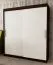180 cm de large Armoire avec 10 casiers et 2 portes | Couleur: Blanc / Noir Abbildung